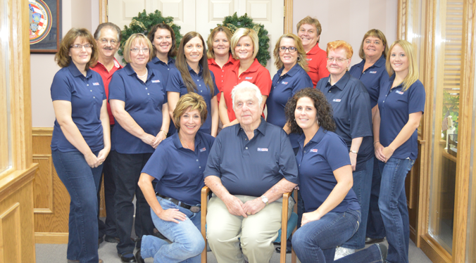 Group photo of the team